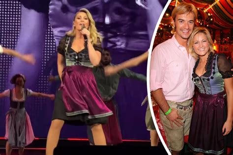 Bei Konzert Helene Fischer Erinnert An Oktoberfest Besuch Mit Florian