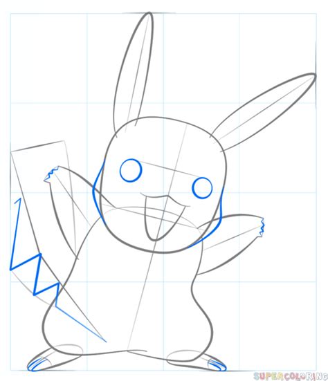 Come si disegna Pikachu Pokémon Tutorial per disegnare