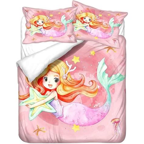 Housse De Couette X Cm Sir Ne Mer Dessin Anim Oc An Motif