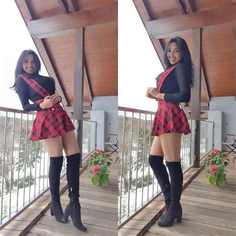 Button Design Plaid Print Suspender Skirt