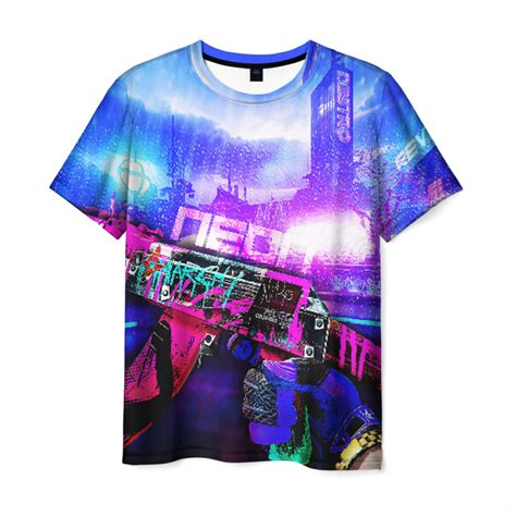 Men S T Shirt Print Neon Revolution Counter Strike Idolstore