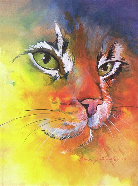 1000+ images about cat paintings, art on Pinterest | Orange cats ...