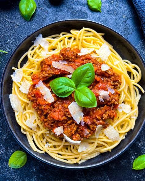 Spaghetti Bolognese Einfaches Schnelles Rezept