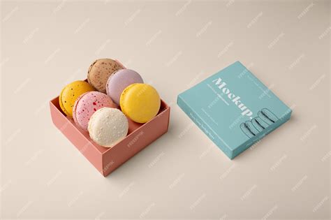 Premium Psd Dessert Mockup Box Design