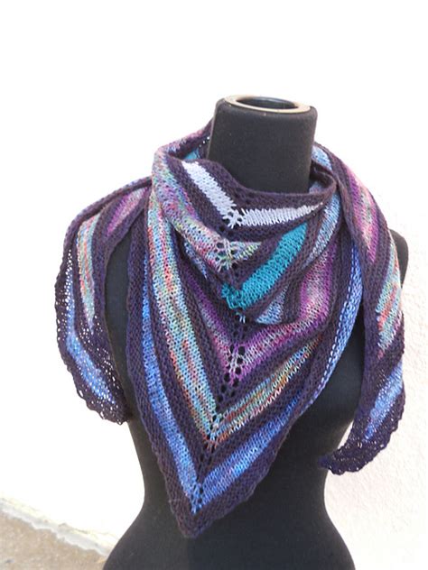 Ravelry Stained Glass Shawlette Pattern By Lisa Zingsheim