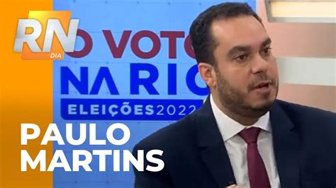 Candidatos Ao Senado Paulo Martins é Entrevistado Na Ric Ric Mais