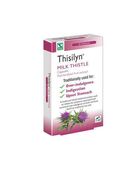 Thisilyn Milk Thistle Capsules | Schwabe Pharma UK – Nature's Way