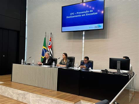 Na 7ª Reunião Da Cpi De Prevenção E Deslizamento Em Encostas Deputada