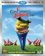 Gnomeo and Juliet 3D Blu-ray (Blu-ray 3D + Blu-ray + DVD + Digital SD)