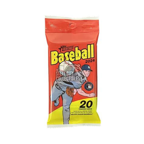 2024 Topps Heritage Baseball Fat Pack Steel City Collectibles