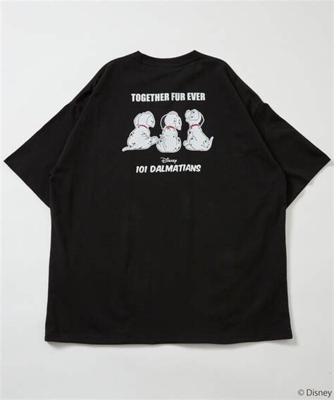 Tシャツ Tシャツ 限定展開 101 Dalmatians 別注 ビッグシルエット バックプリント クルーネックtシャツ 81746048