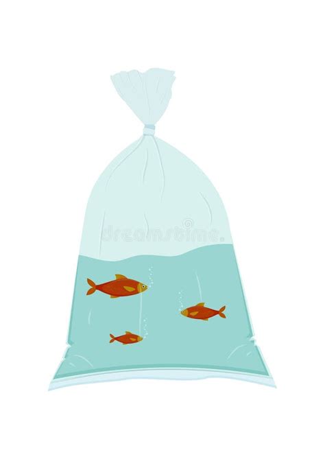 Goldfish Plastic Bag Stock Illustrations 94 Goldfish Plastic Bag