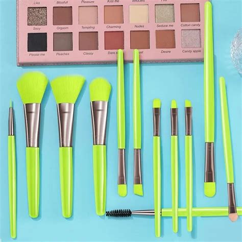 Maange 12 Pcs Foundation Powder Makeup Brushes Set For Eyeshadow Blush