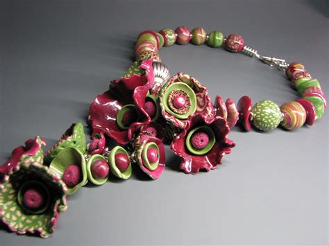 Wallpaper Pink Green Silver Necklace Beads Handmade Jewelry