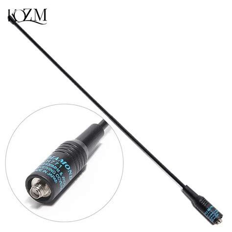 Na Sma Female Sma F Dual Wide Band Flexible Antenna Vhf Uhf