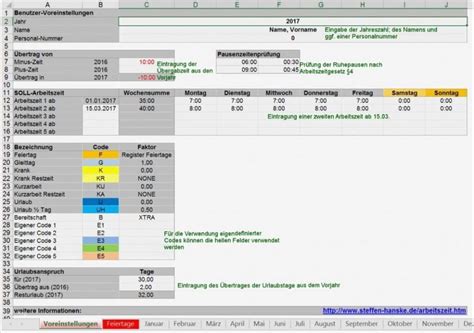 Arbeitszeitkonto Excel Vorlage Elegant Arbeitszeiterfassung Für Excel