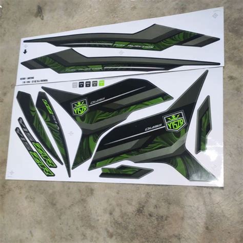 Stiker Sticker Body Stripe Cover Set 10 Yamaha Y15 Y15zr Ysuku TBM