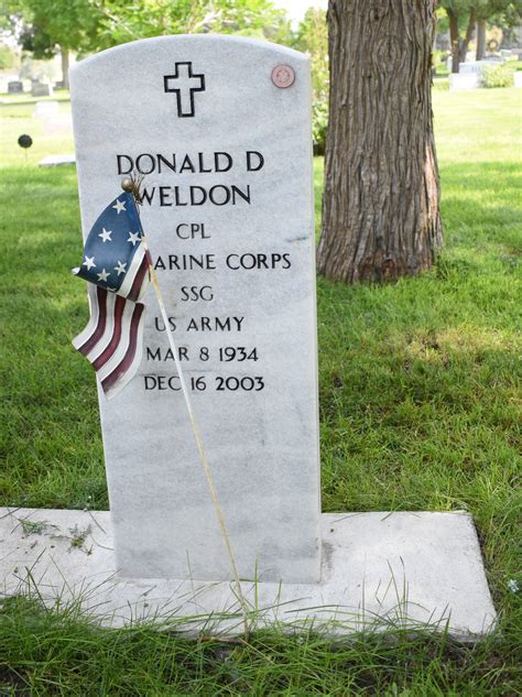 Donald Dee Weldon 1934 2003 Find A Grave Memorial