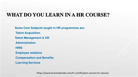 HR Training Courses | Courses in HR | HR Courses with Placement