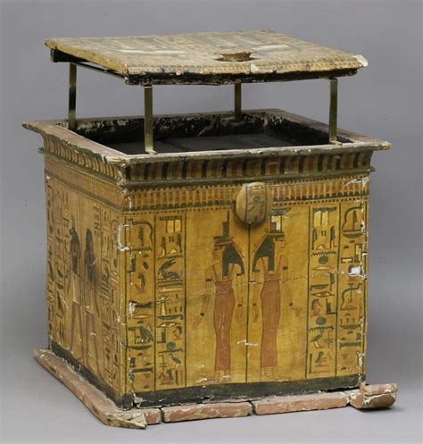 Canopic Chest Of Khonsu New Kingdom Ramesside The Metropolitan