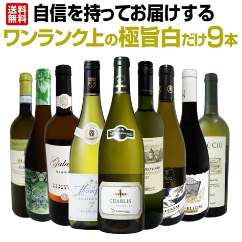 第30弾 自信を持ってお届けするワンランク上の極旨白ワイン Wine だけ9本セット Set Set0035zzz030京橋ワイン 赤 白