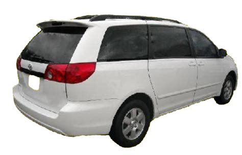 2004 2010 Toyota Sienna Factory Style Roof Spoiler W Light