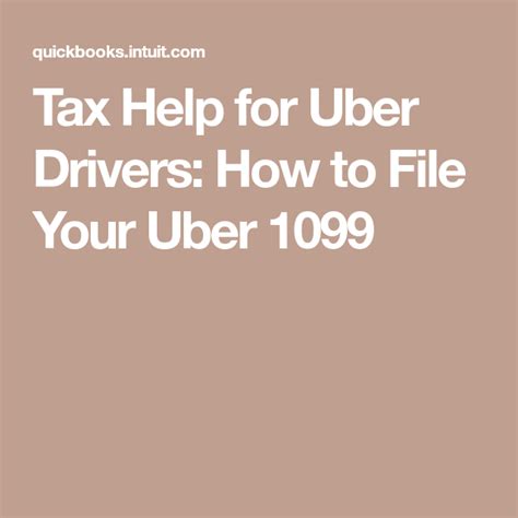 How To File Your Uber 1099 Tax Help For Uber Drivers Tax Help Uber