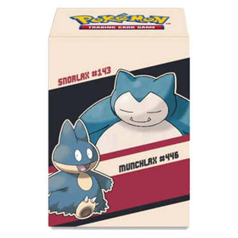 Pokemon Snorlax Munchlax Deck Box