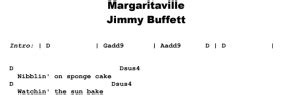 Jimmy Buffett Margaritaville Guitar Lesson Tab Chords Jerry S