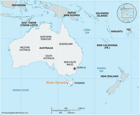 River Derwent | Australia, Map, & Facts | Britannica