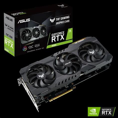 Card Màn Hình Vga Asus Tuf Gaming Geforce Rtx 3060 Oc Tuf Rtx3060 O12g Gaming Nk