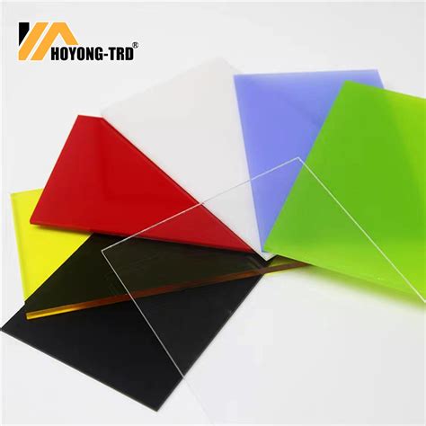 Pmma Abrasion Resistant 5x7 Inch Color Acrylic Sheet China Acrylic