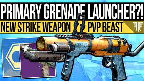 Destiny 2 THE ONLY KINETIC GRENADE LAUNCHER New Strike Exclusive