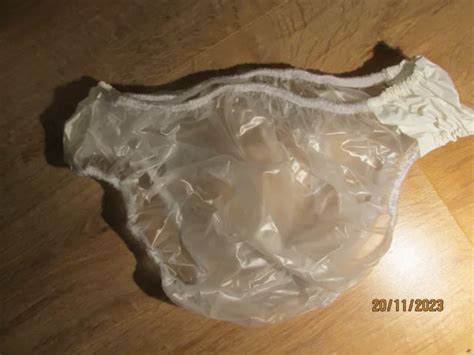 Pvc Knickers Sissy Plastic Underwear Clear Plastic Picclick Uk