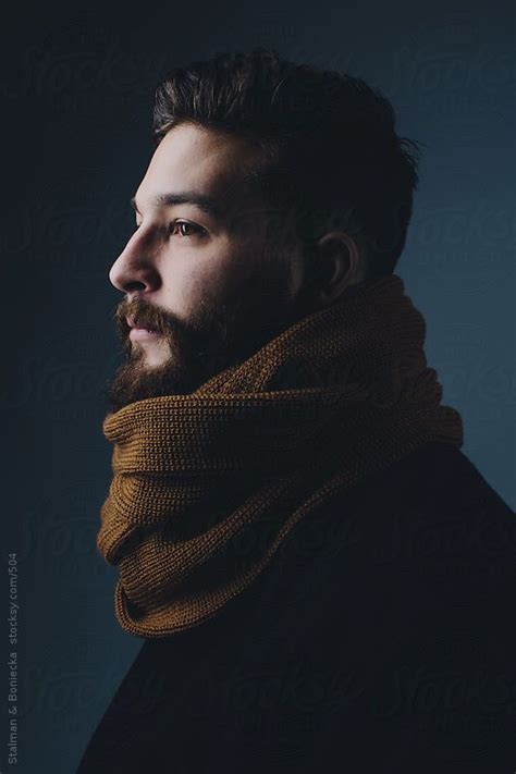 Portrait Of A Bearded Man By Stocksy Contributor A Model