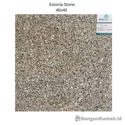 Jual Keramik Lantai Mulia Estonia Stone X Shopee Indonesia