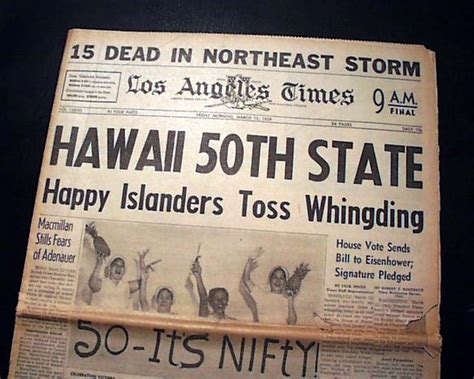 Hawaii Statehood Achieved In 1959 RareNewspapers