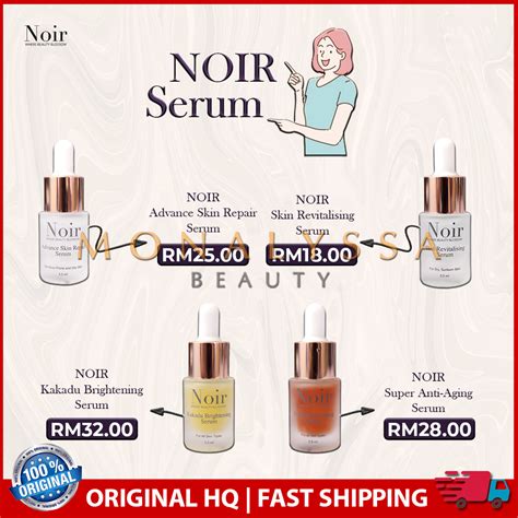 Original Hq Noir Serum 5ml Kakadu Brightening Acne Advance Skin