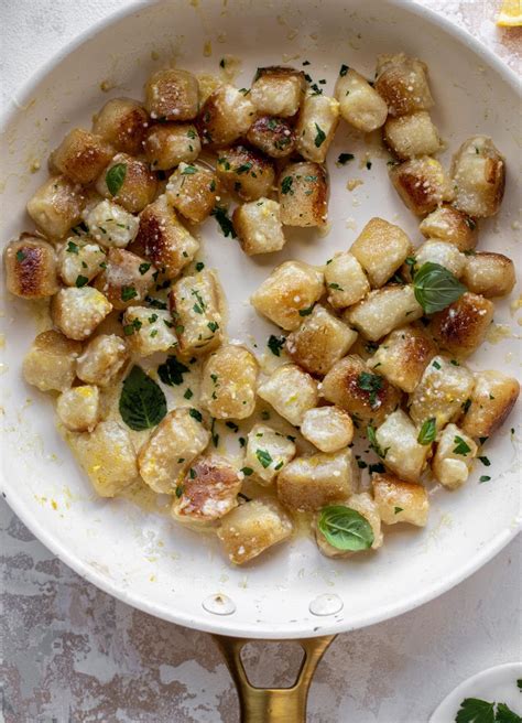 Minute Lemon Parmesan Cauliflower Gnocchi Recipe Parmesan