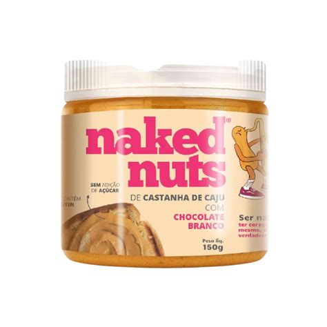 Pasta De Castanha De Caju Naked Nuts Chocolate Branco G