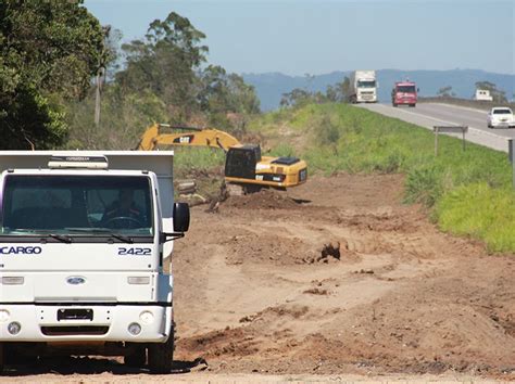 Dnit Sc Inicia Constru O De Via Lateral Na Br Sul Em Pescaria