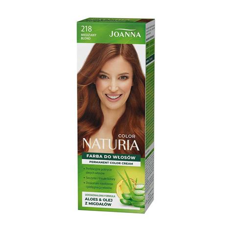 NATURIA COLOR Farba Miedziany blond 218 Wysoka jakość produktów do