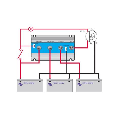 Victron Energy Argofet A R Partiteur De Charge Batteries Pour