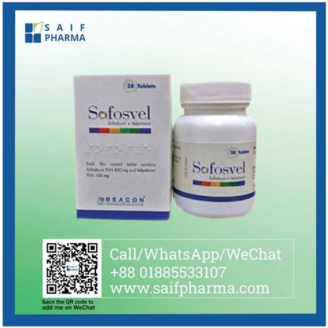 Sofosvel Mg Sofosbuvir Velpatasvir Worldwide Delivery