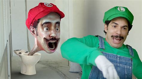 Skibidi Toilet With Mario And Luigi In Real Life YouTube