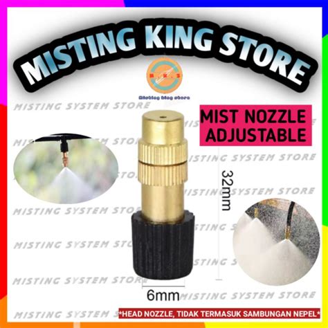 Jual Mist Nozzle Sprayer Adjustable Atomizing Spuyer Alat Siram Taman