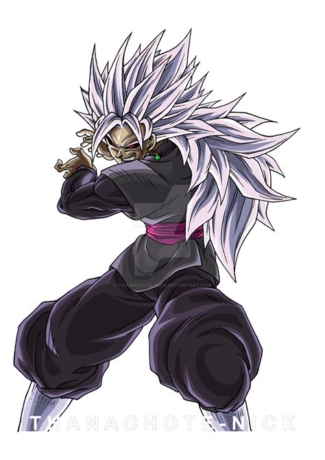 Goku Black Ussg Dbxv Color By Thanachote Nick On Deviantart