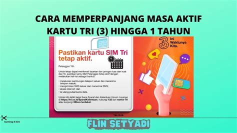 Cara Mengecek Dan Cara Memperpanjang Masa Aktif Kartu Three