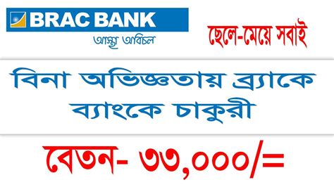 Brac Bank Job Circular