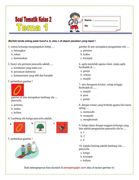 Latihan Soal Pai Online Kurikulum Untuk Sd Kelas Belajarmafiki